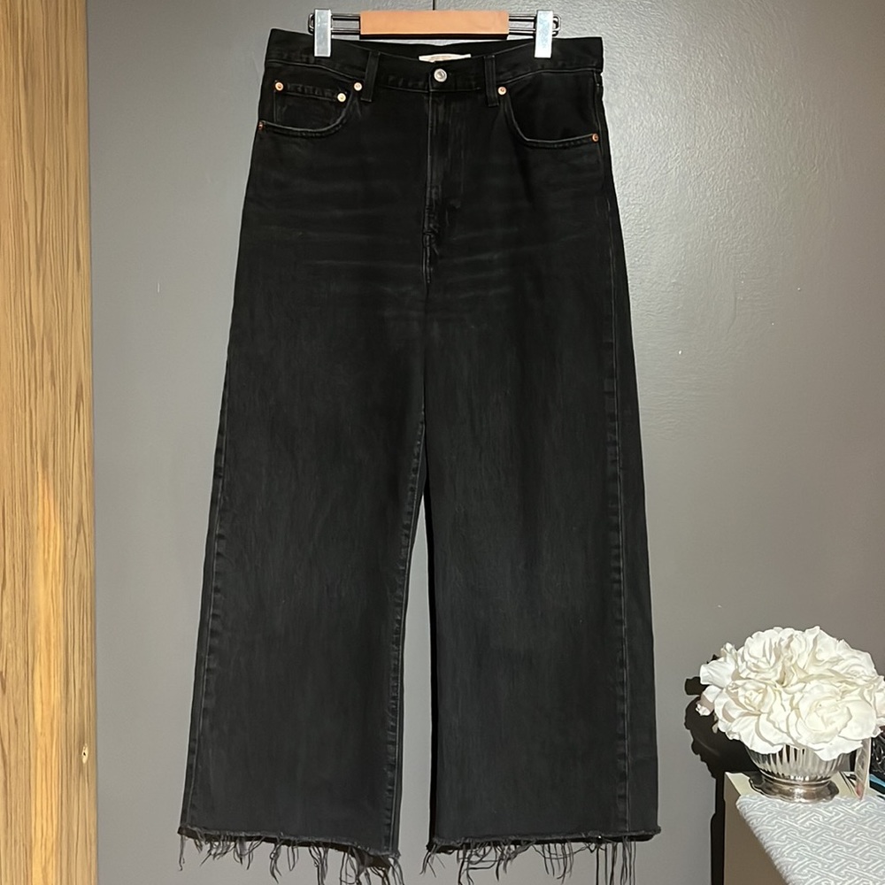Levi’s Premium Ribcage Wide Leg Denim Jeans